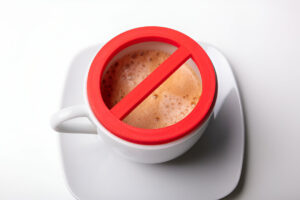 Avoid caffeine late at night