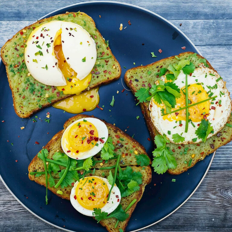 Avocado Toast With Egg