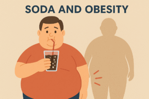 Soft drinks increase the risk of obesity.