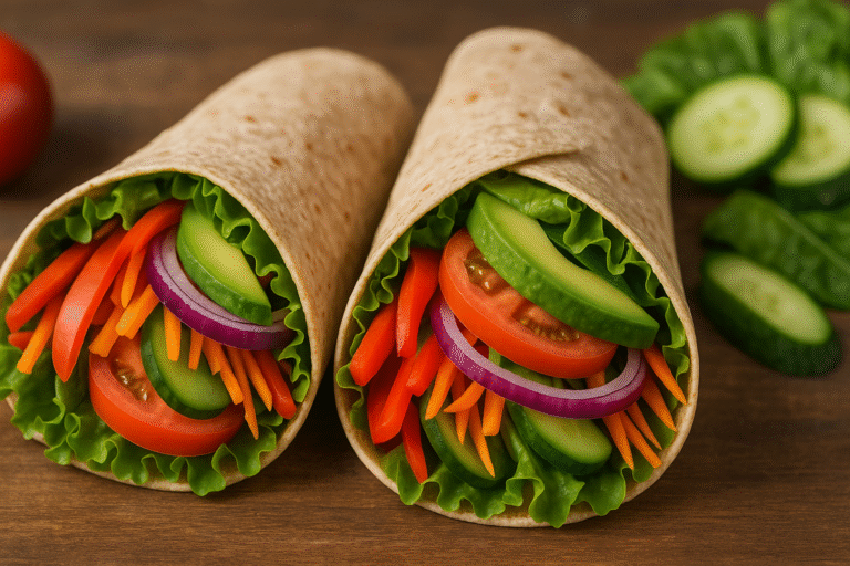 Easy & Healthy Veggie Wrap Recipe