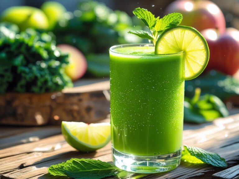 A Glass of Green Juice