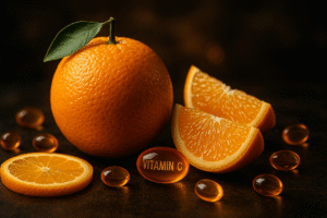 Oranges and Vitamin C Pills