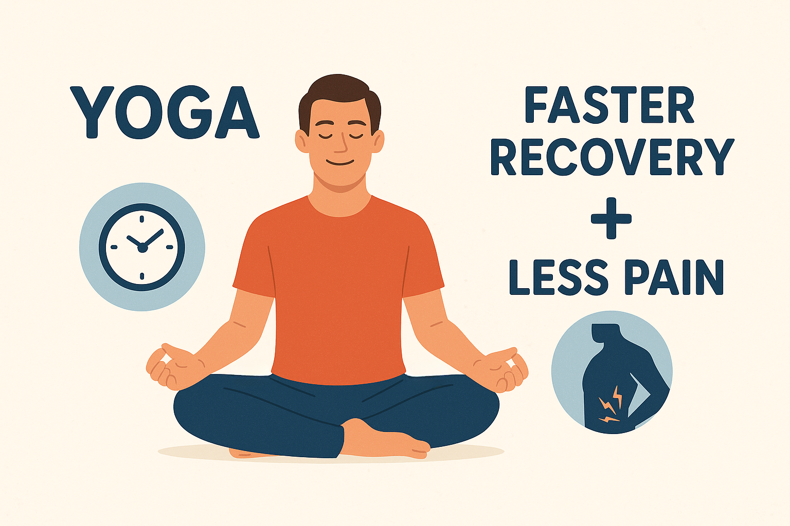  YOGA = Faster Recovery + Less Pain
