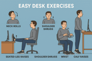 Easy Desk Exercises