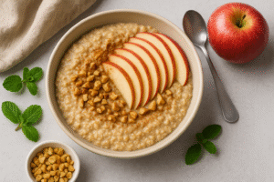 Apple Pie Oats for Fat Burning